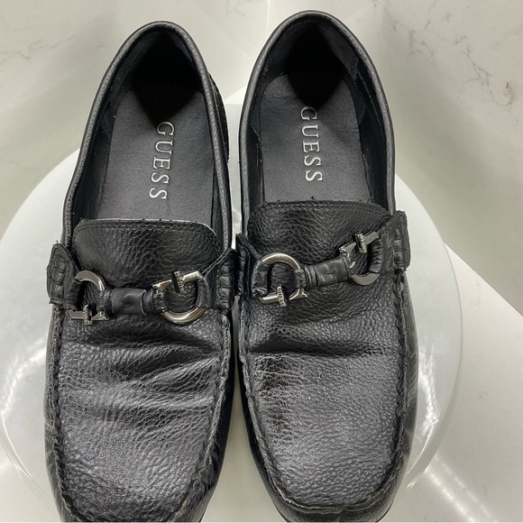 Guess McKinley black men’s driving shoes size 10 - Picture 7 of 11